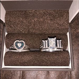 Sterling Silver 1.60 carat diamond ring